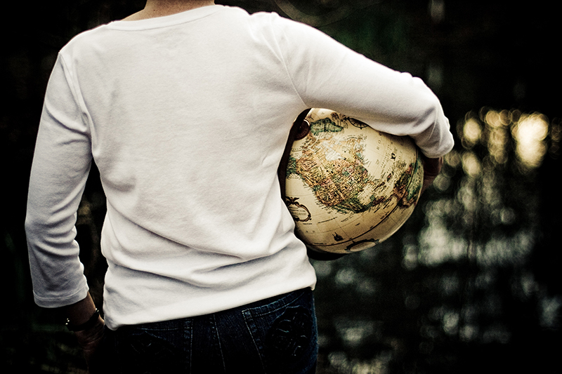 public-domain-images-free-stock-photos-woman-earth-globe-white-short-outdoors-water-reflection.jpg